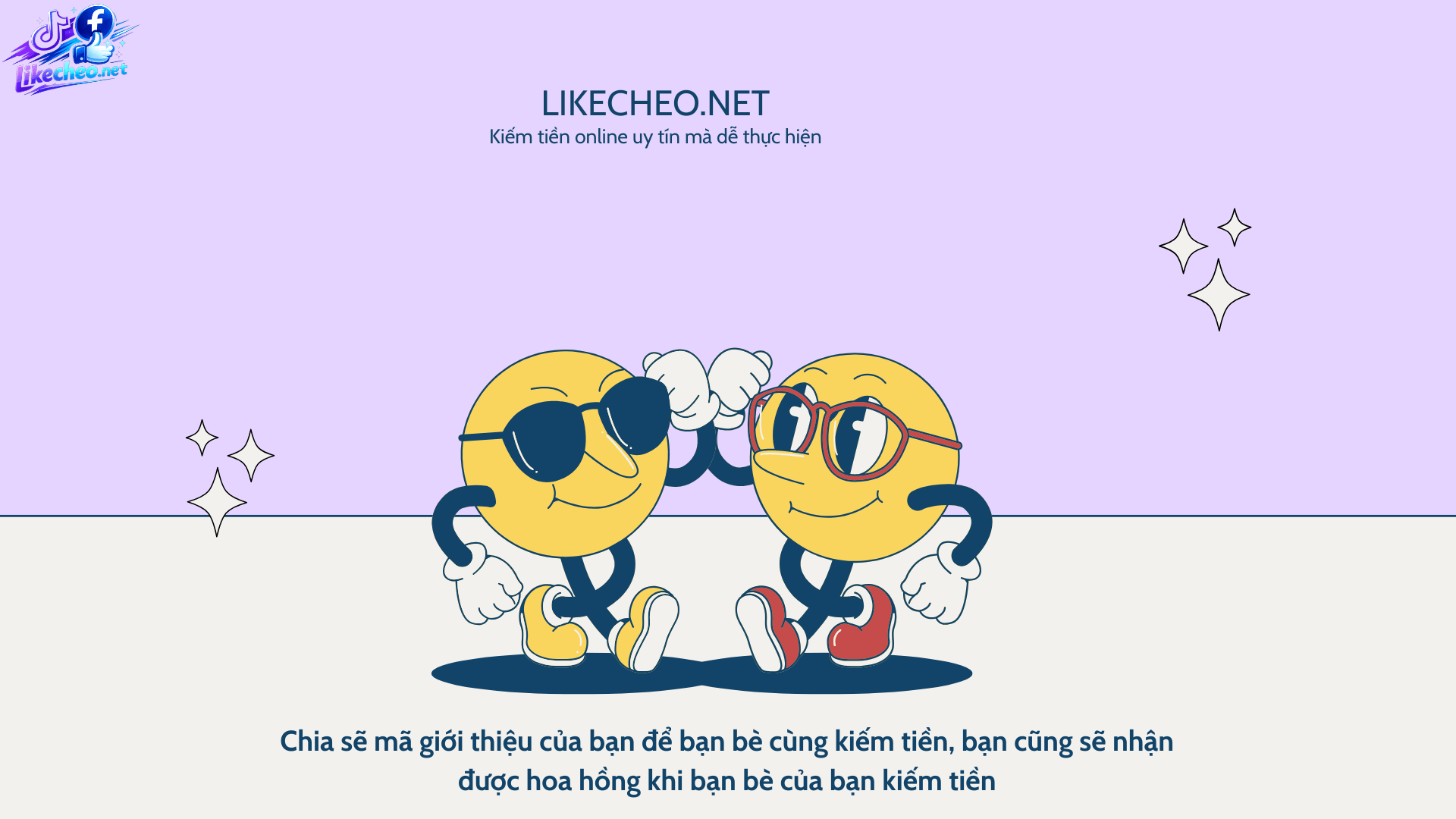 Hệ thống hoa hồng F1 F2 Likecheo - Thu nhập thụ động