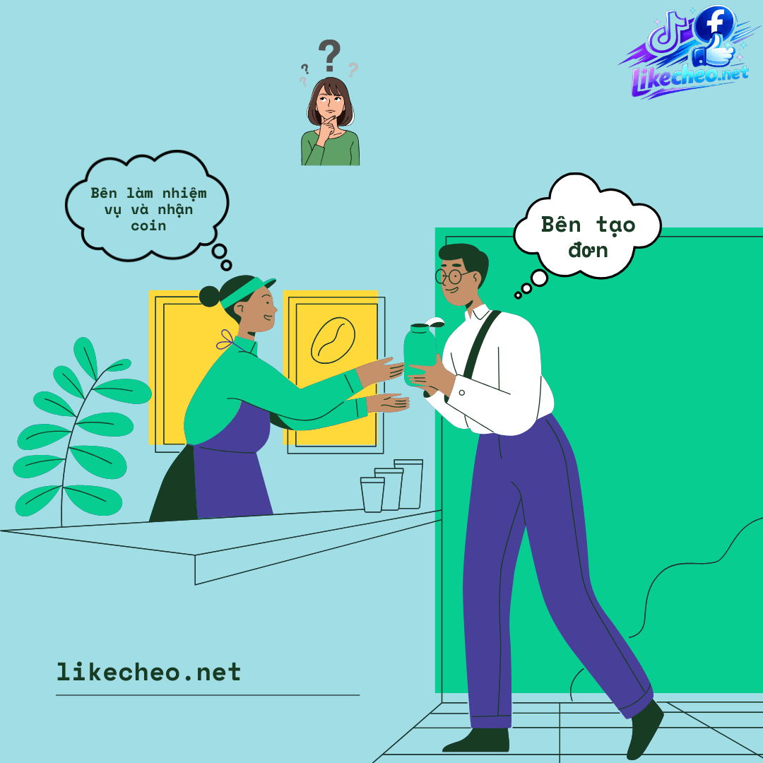 Cách kiếm tiền trên Likecheo - Mô hình like chéo follow chéo